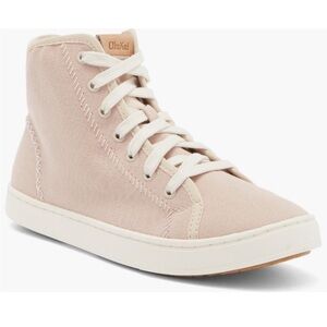 OluKai Women's Pilahi High Top Sneakers in Whisper Pink
